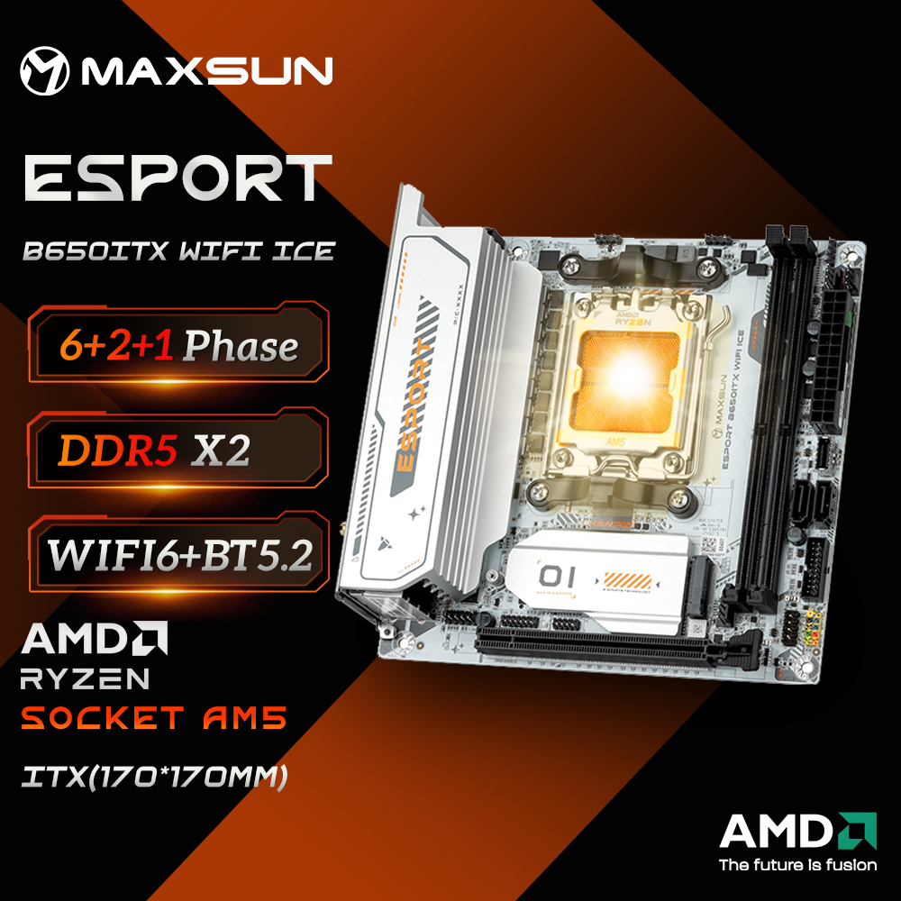 B650 Itx Motherboard Wifi - MAXSUN B650M Motherboard ITX AMD Ryzen