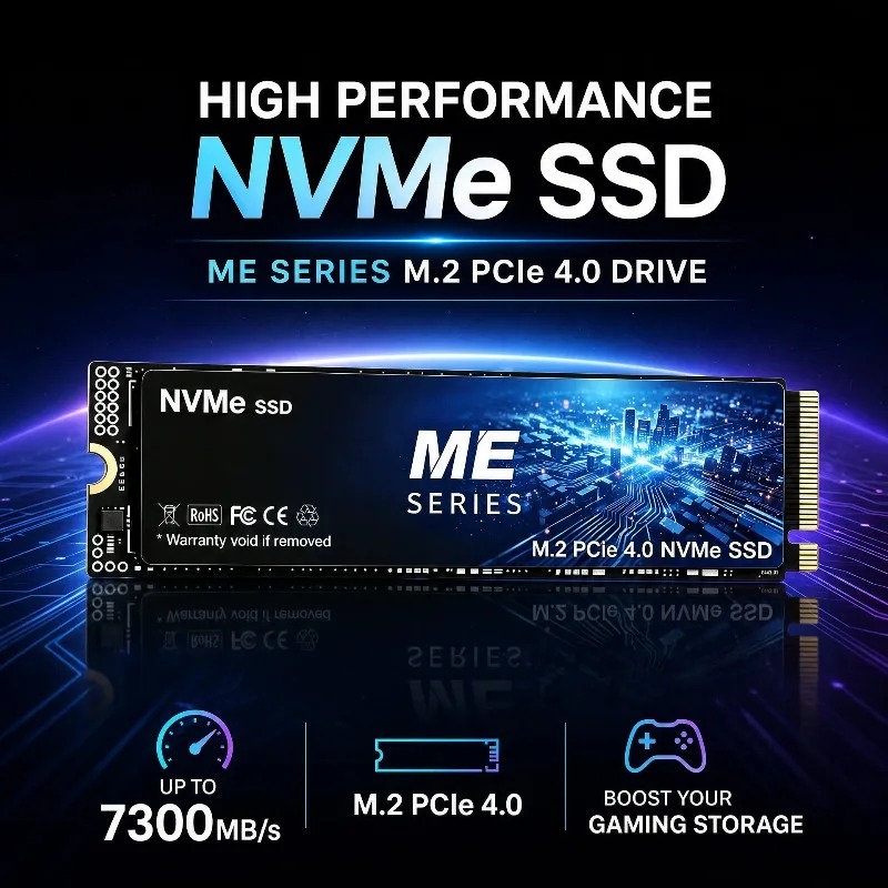 New ME SERIES NVMe PCIe 4.0 M. - огляд і ціна M.2 Nvme 4Tb Pcie 4.0 Ssd