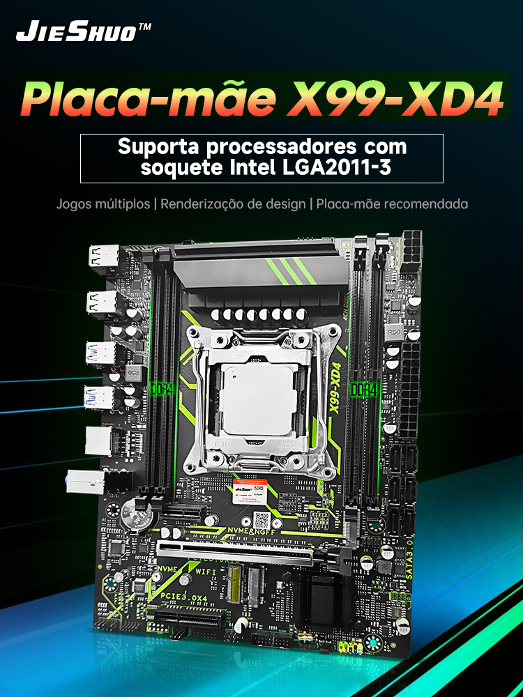 Kit Upgrade Gamer JIESHUO X99  - огляд і ціна X99 Dual Cpu Motherboard Combo