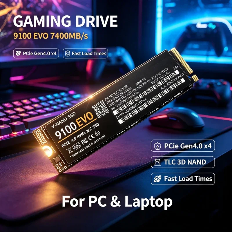 Gaming M.2 NVMe SSD 9100 EVO P - огляд і ціна M.2 Nvme 4Tb Pcie 4.0 Ssd