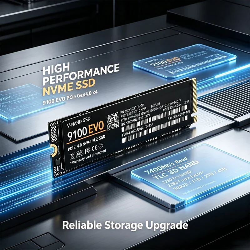 Gaming M.2 NVMe SSD 9100 EVO P - огляд і ціна M.2 Nvme 4Tb Pcie 4.0 Ssd