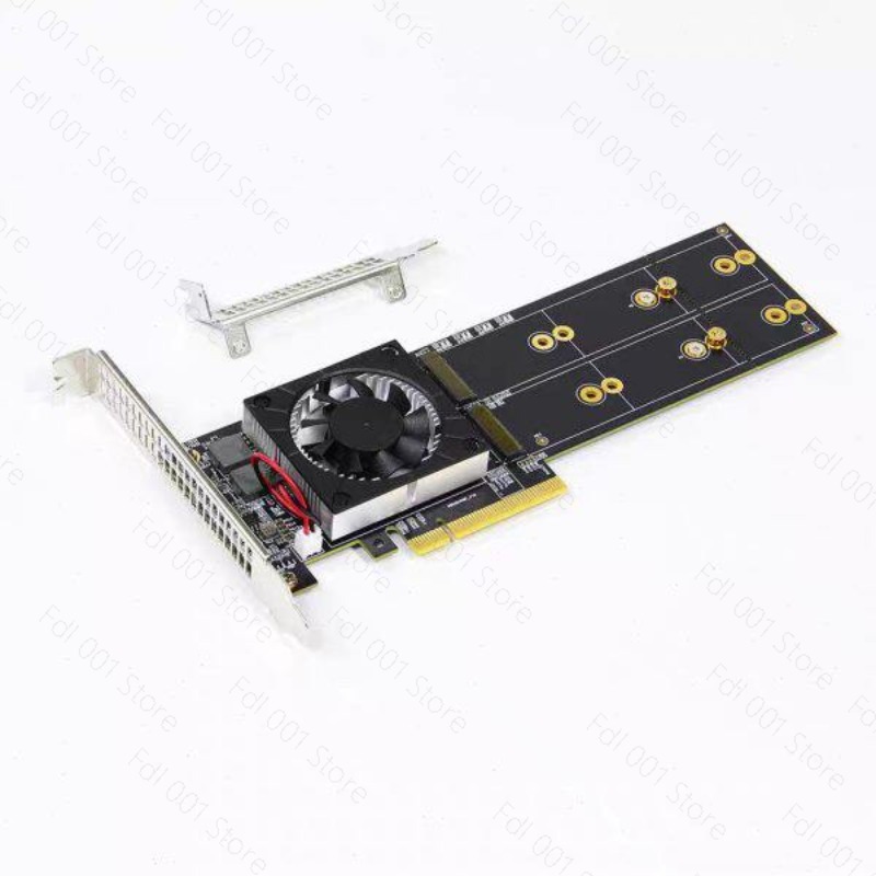 NO NEED PCIe Bifurcation PEX87 - огляд і ціна Quad M.2 Nvme Pcie Bifurcation Card