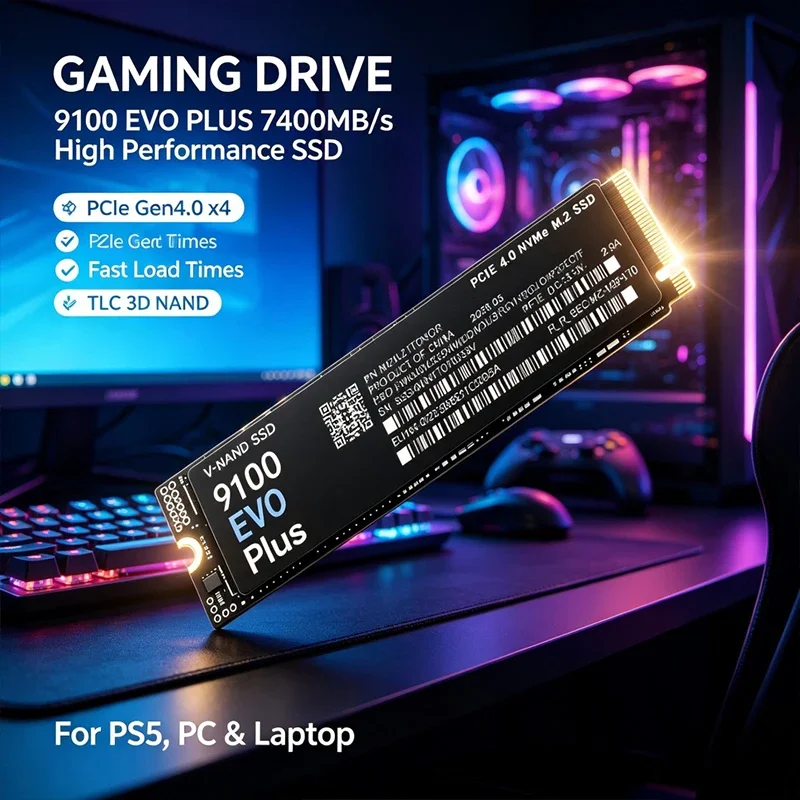 9100 EVO Plus M.2 NVMe SSD 1TB - огляд і ціна M.2 Nvme 4Tb Pcie 4.0 Ssd