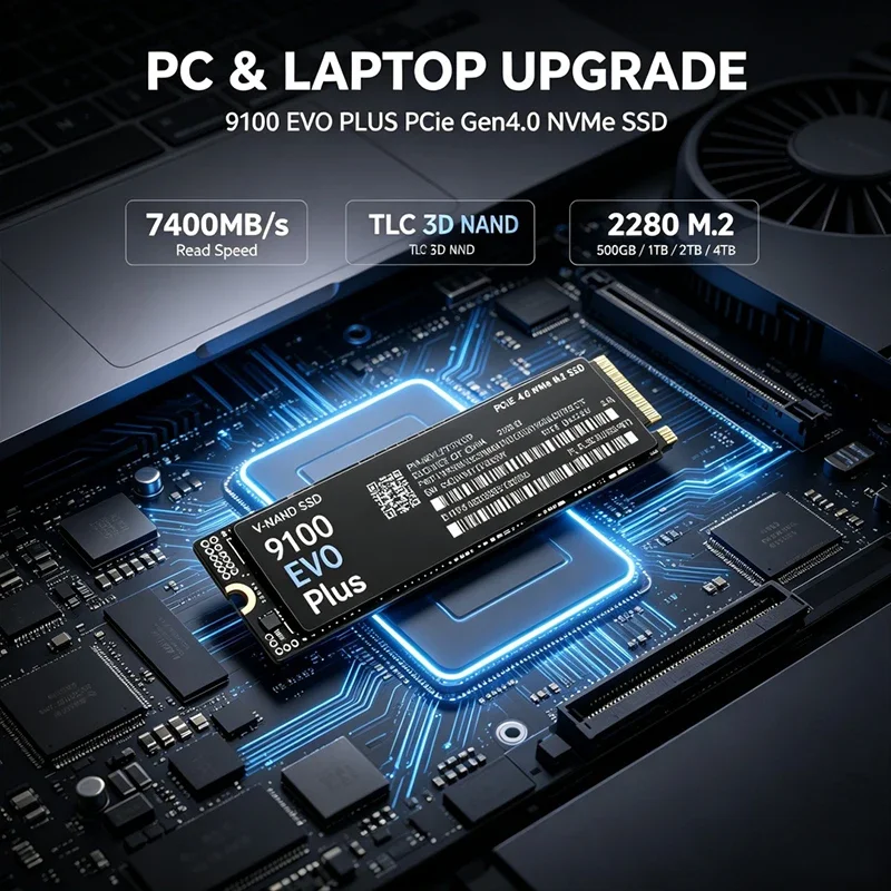 9100 EVO Plus M.2 NVMe SSD 1TB - огляд і ціна M.2 Nvme 4Tb Pcie 4.0 Ssd
