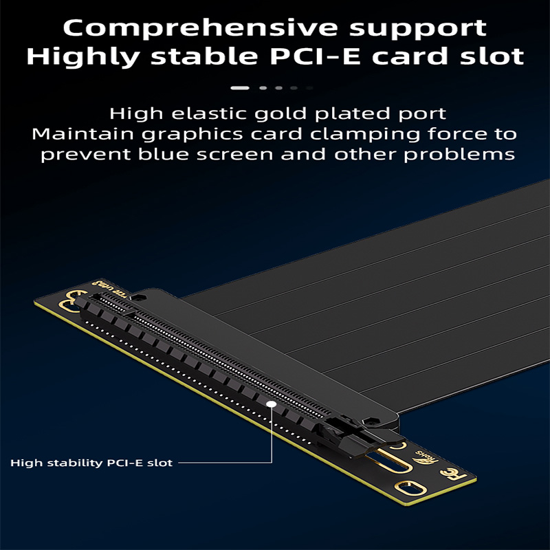 TEUCER Vertical GPU Mounting B - огляд і ціна Pcie 4.0 X16 Riser Cable 90 Degree