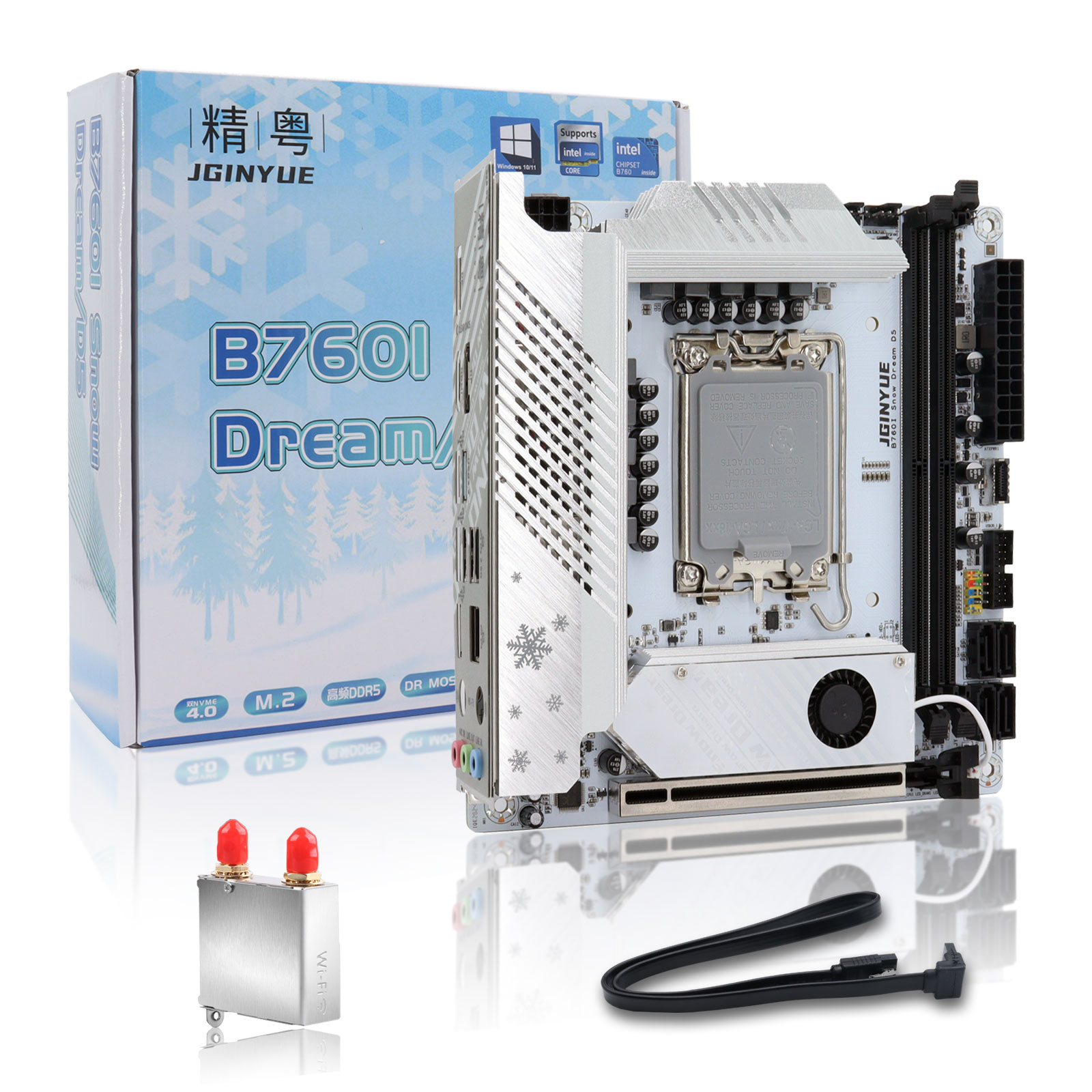 JGINYUE B760 Motherboard Mini  - огляд і ціна Lga 1700 Ddr5 Itx Motherboard