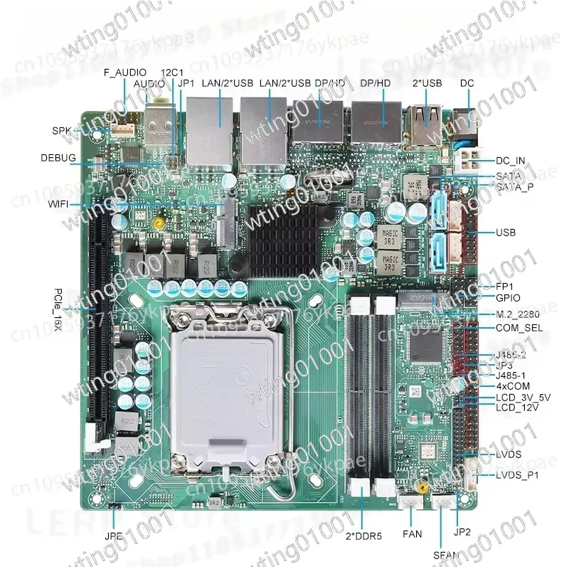 for 13th Gen Mini ITX Motherbo - огляд і ціна Lga 1700 Ddr5 Itx Motherboard