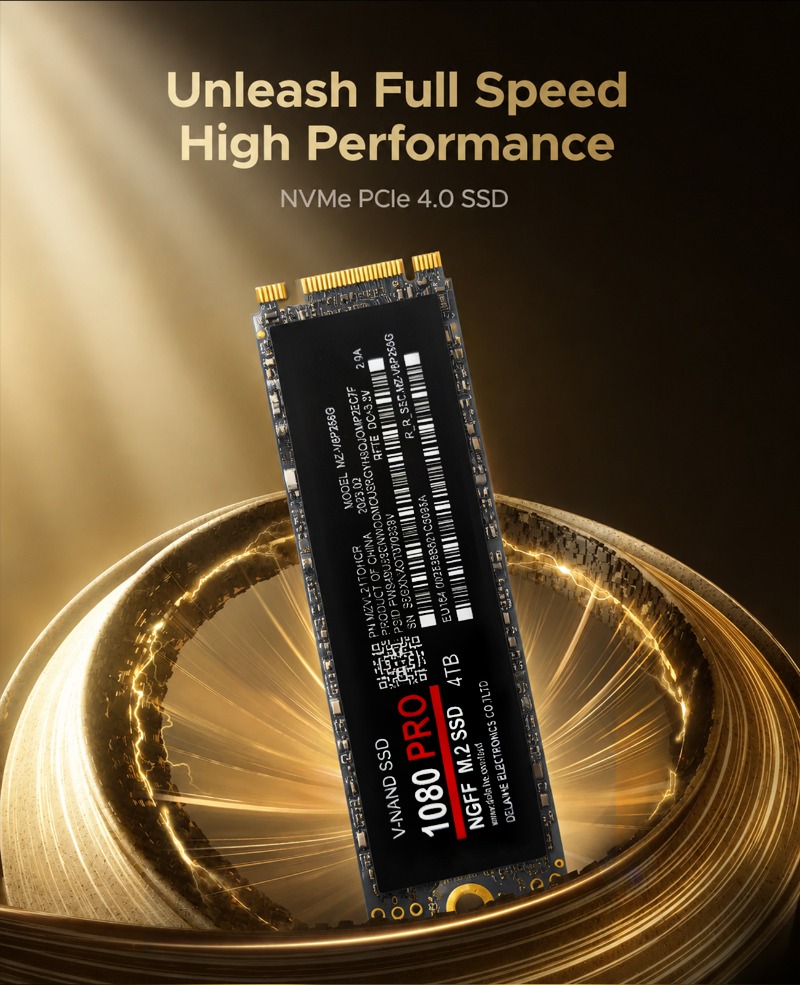 100% original 1080PRO PCIe 4.0 - огляд і ціна M.2 Nvme 4Tb Pcie 4.0 Ssd