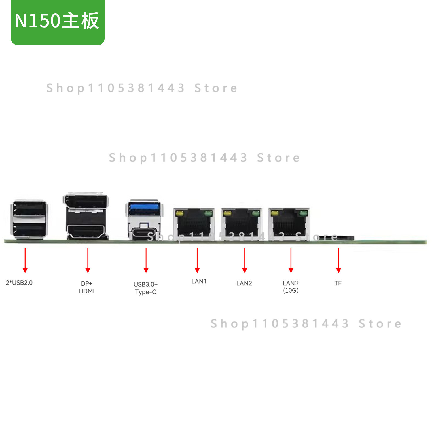12th generation six 6-bay 10G  - огляд і ціна Nas Motherboard N100 6 Sata